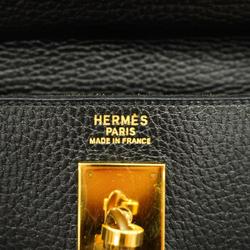 Hermes handbag Kelly 40 〇T stamp Ardennes black ladies