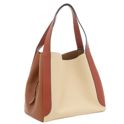 Coach Hadley Hobo Color Block Tote Bag Leather Ivory 76088