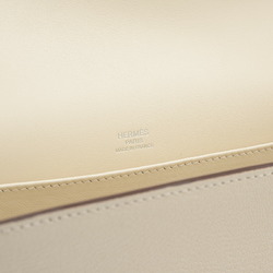 Hermes Geta Shoulder Bag Chevre Nata B engraved