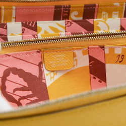 Hermes Azap Long Silk-in Wallet Epson Jaune Ambre D engraved