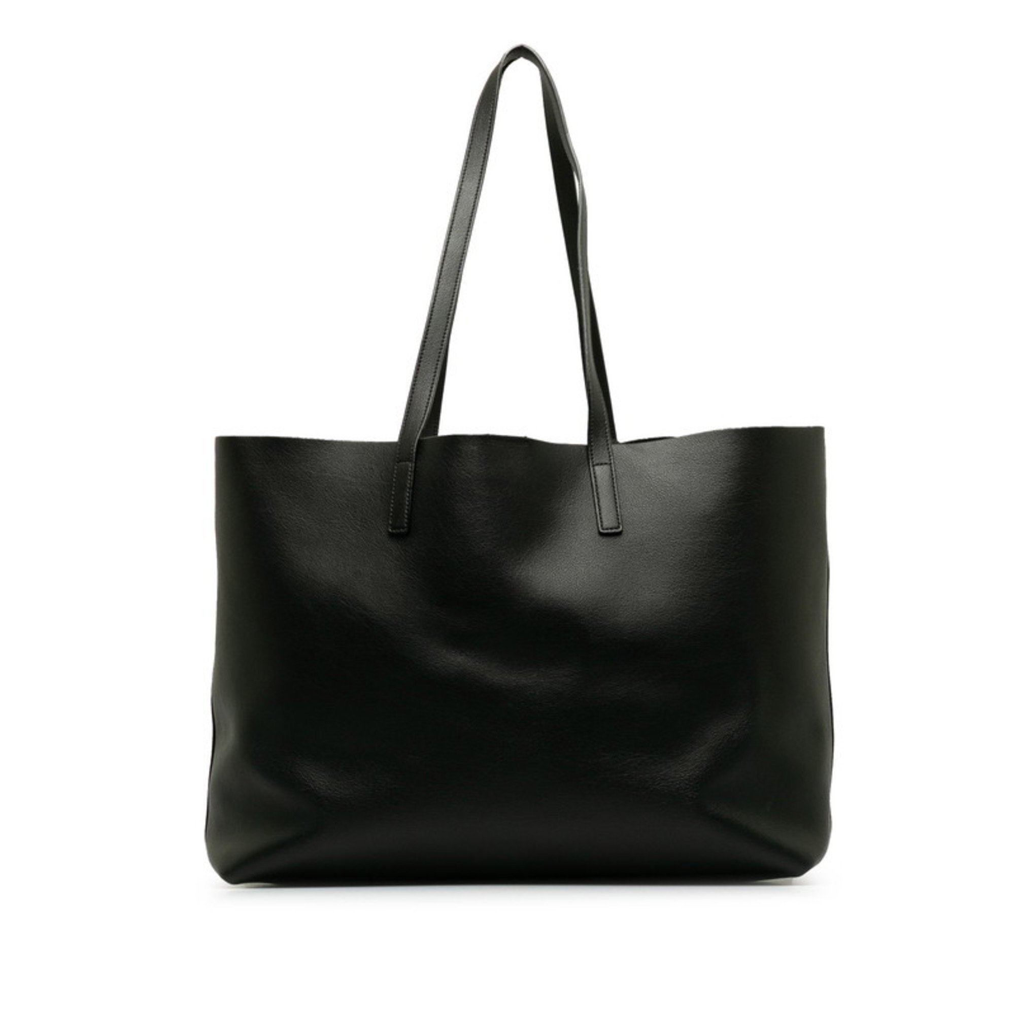Saint Laurent Sack Tote Bag Shoulder 394195 Black Leather Women's SAINT LAURENT
