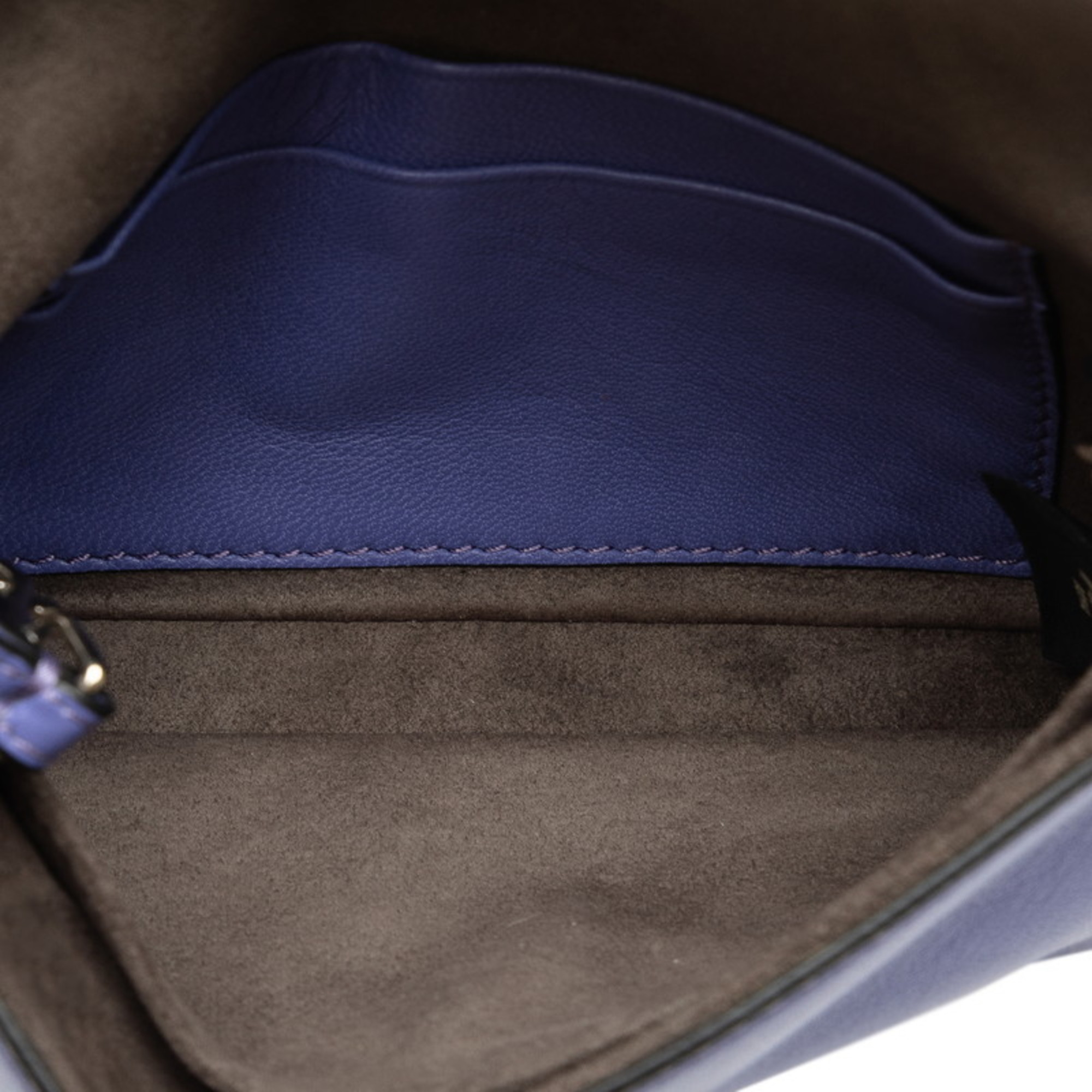 FENDI Monster Micro Bucket Chain Handbag Shoulder Bag 8M0354 Purple Yellow Leather Suede Ladies