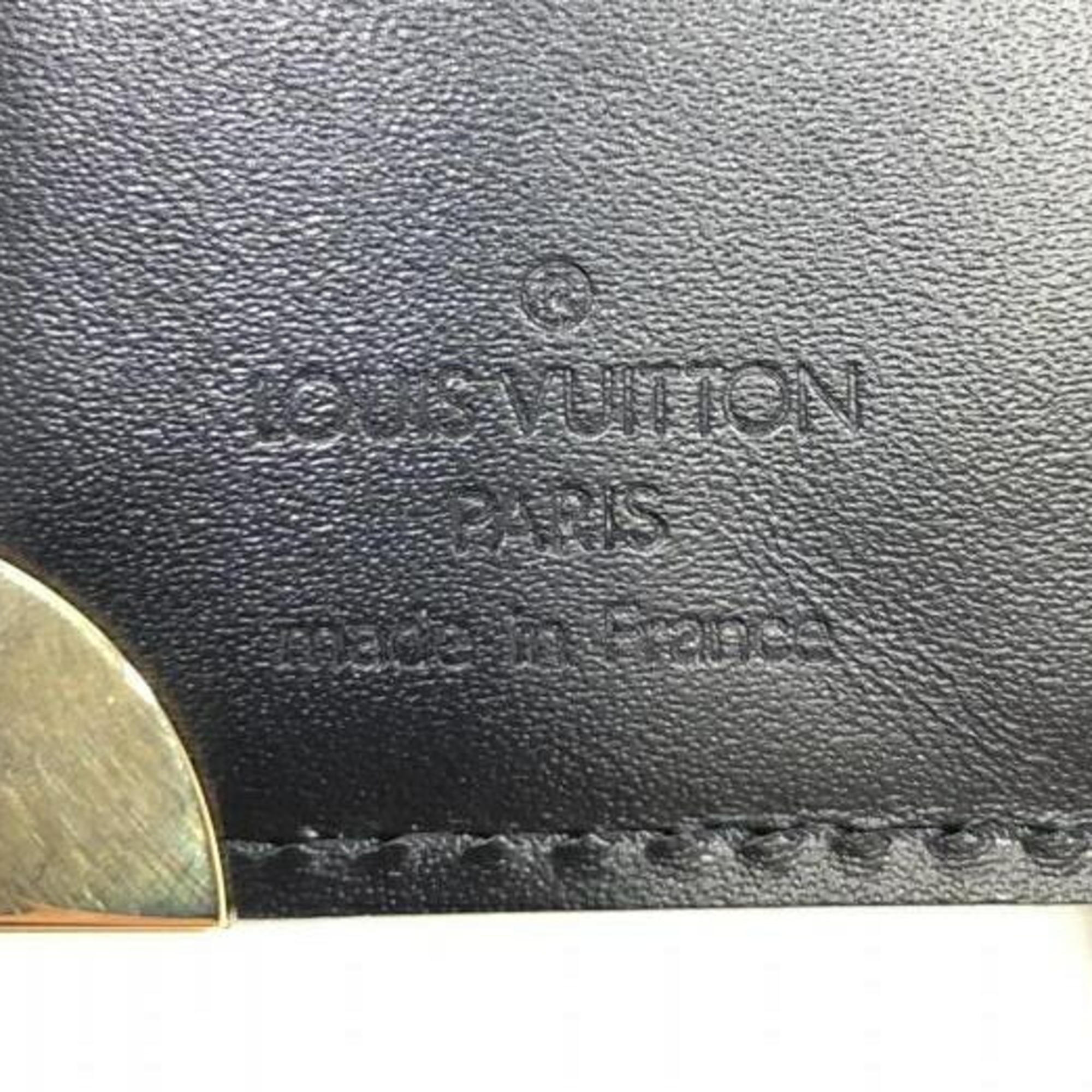 LOUIS VUITTON Suhari Compact Zip Wallet Black M91828 R-B Louis Vuitton