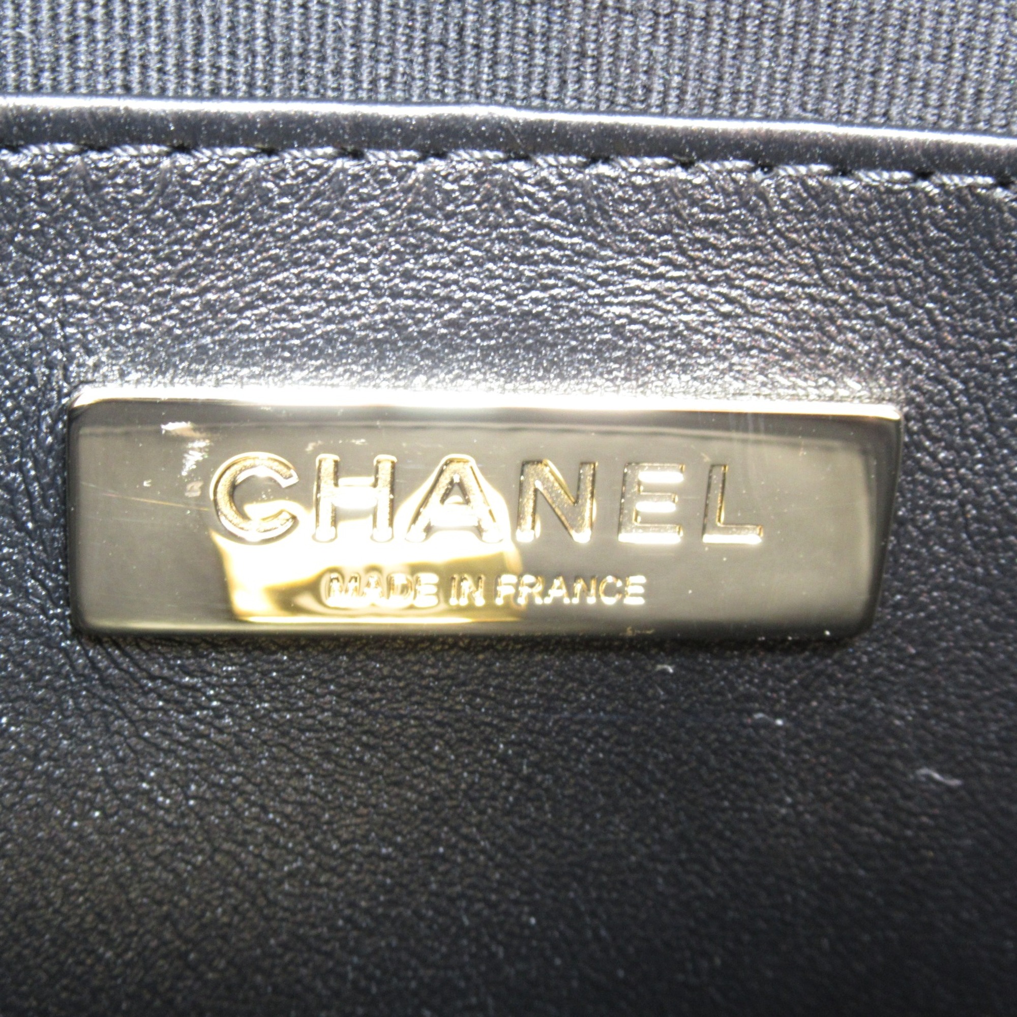 CHANEL ChainShoulder Bag Black Lambskin (sheep leather) AS4579