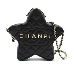 CHANEL Star ChainShoulder Black Lambskin (sheep leather) AS4579