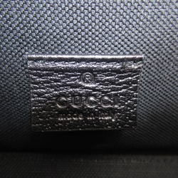 GUCCI Horsebit 1955 Mini Shoulder Bag Black canvas leather 699296