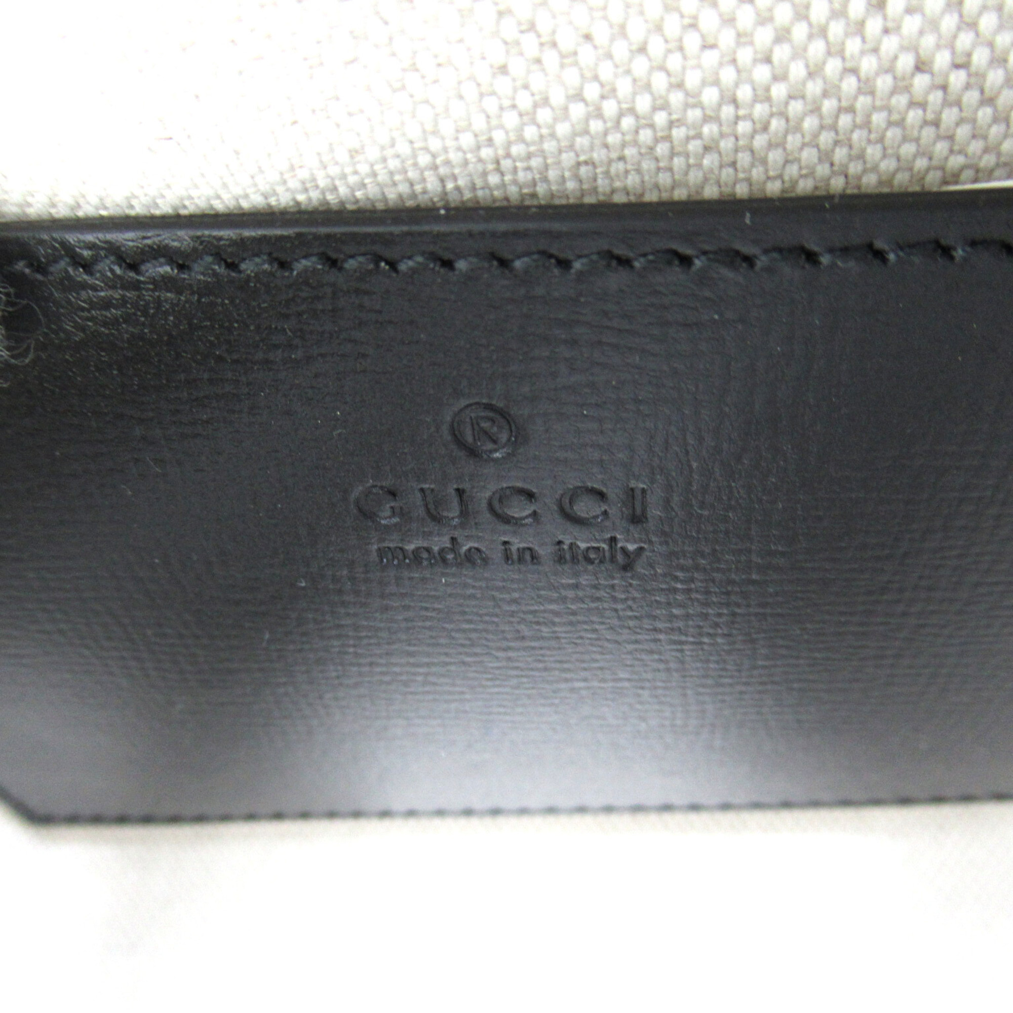 GUCCI [Gucci Horsebit 1955] Small Shoulder Bag Black leather 7601961AAQD1000