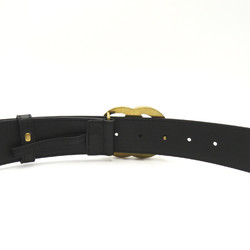 GUCCI GG Marmont leather belt Black leather 397660AAA5Z100090