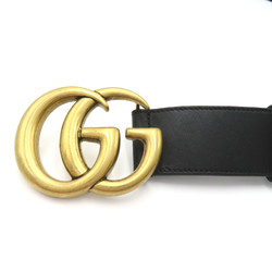 GUCCI GG Marmont leather belt Black leather 397660AAA5Z1000100