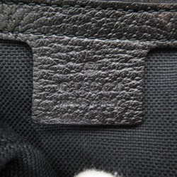 GUCCI Rucksack Black Beige leather wool 598184