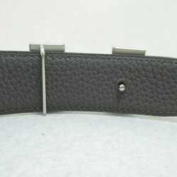 HERMES Constance belt 35 Black Etain Togo leather leather