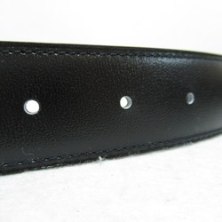HERMES Constance belt 35 Black Etain Togo leather leather