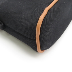 HERMES Bolide pouch Black cotton