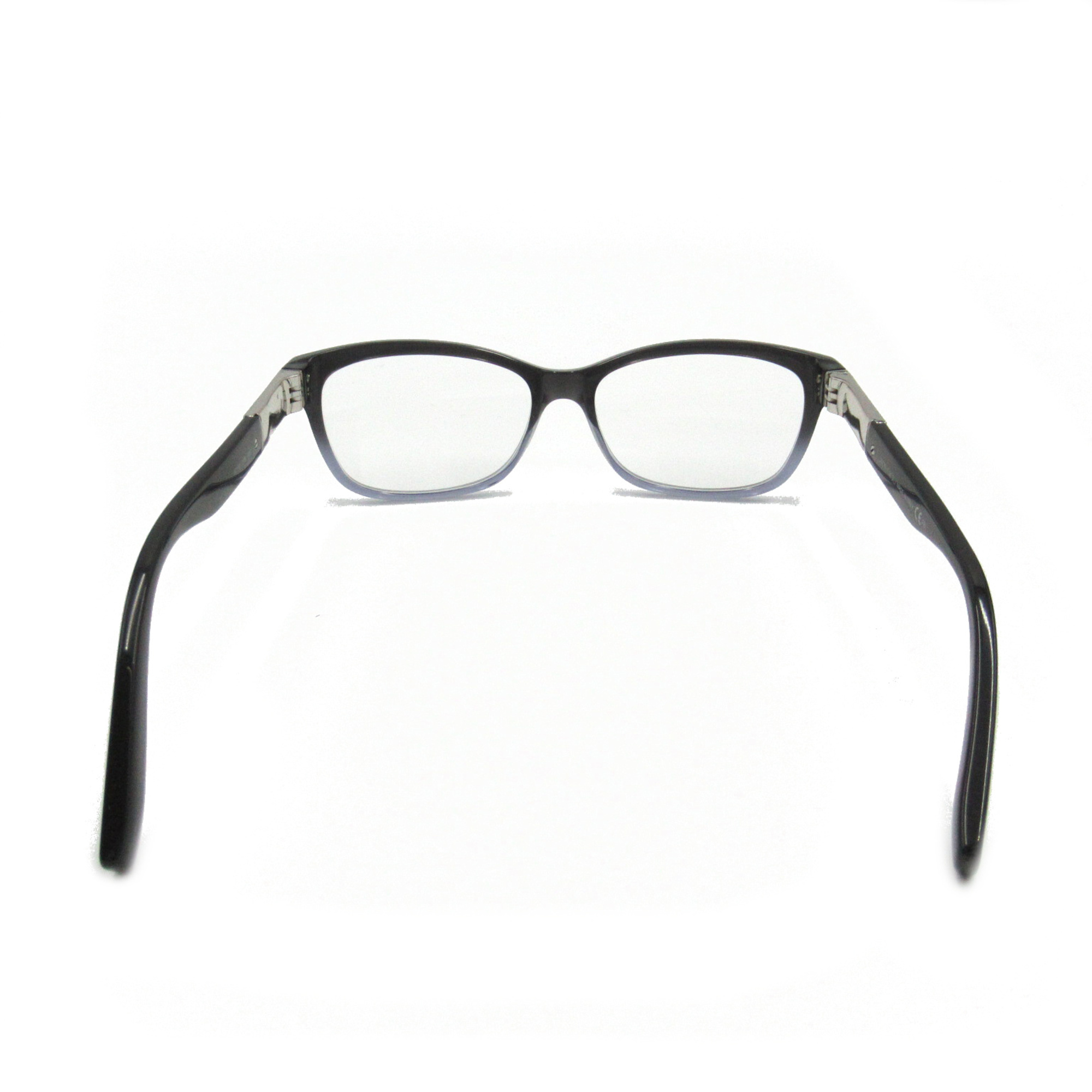 JIMMY CHOO Date Glasses Glasses Frame Black Blue Plastic 110 U76(53)