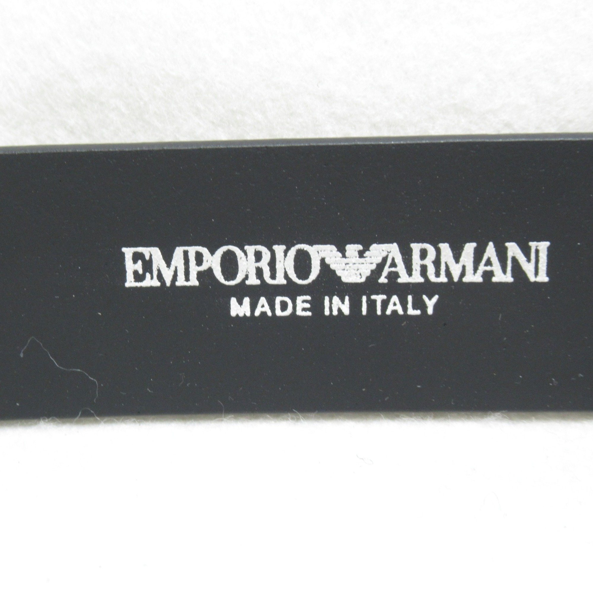 ARMANI belt Black leather Y4S260YEZ8E80001100