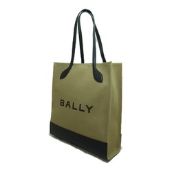BALLY Tote Bag BAR KEEP ON NS Black Brown sand Fa Brique leather 6304710