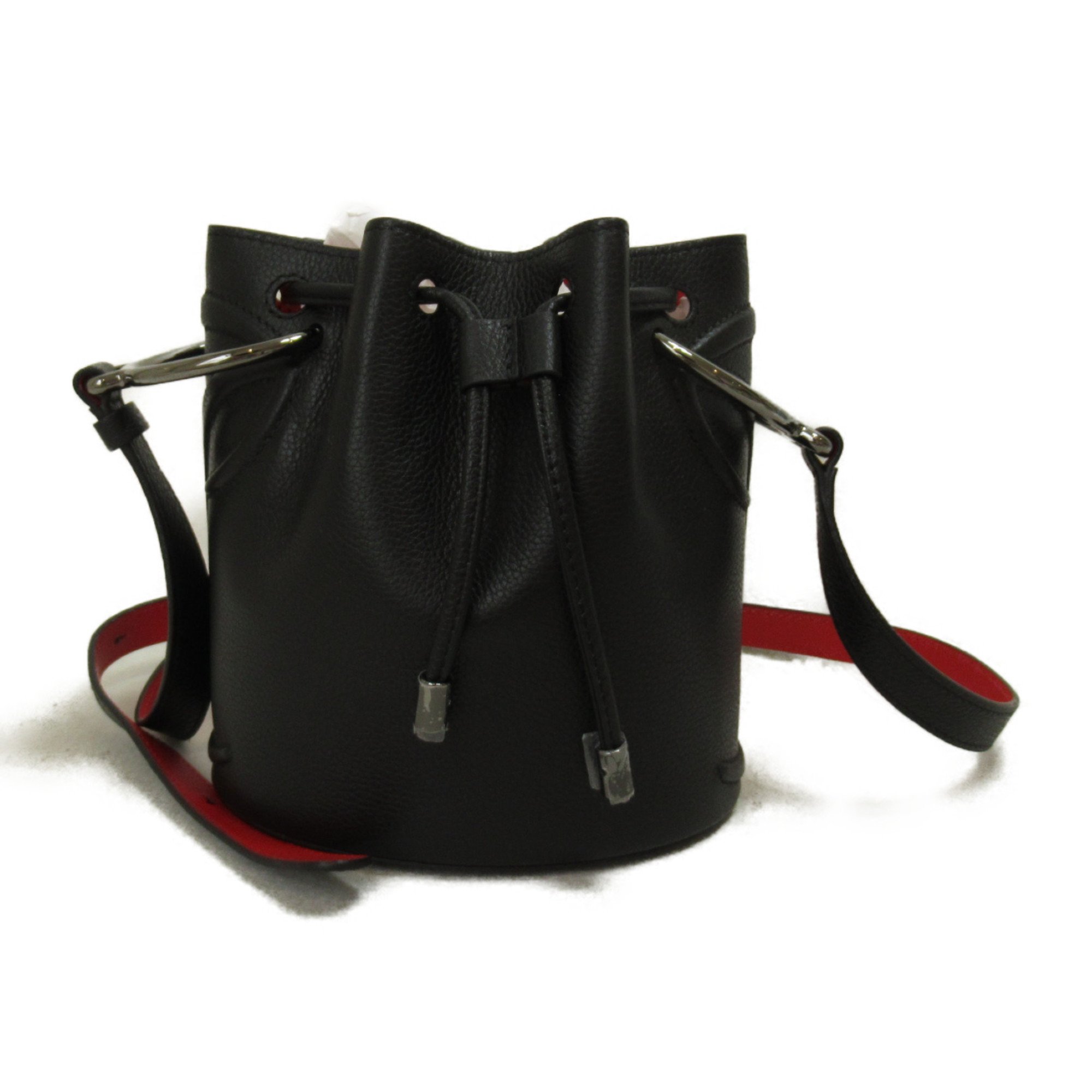 Christian Louboutin Shoulder Bag Black Calfskin (cowhide) 3235080CM53