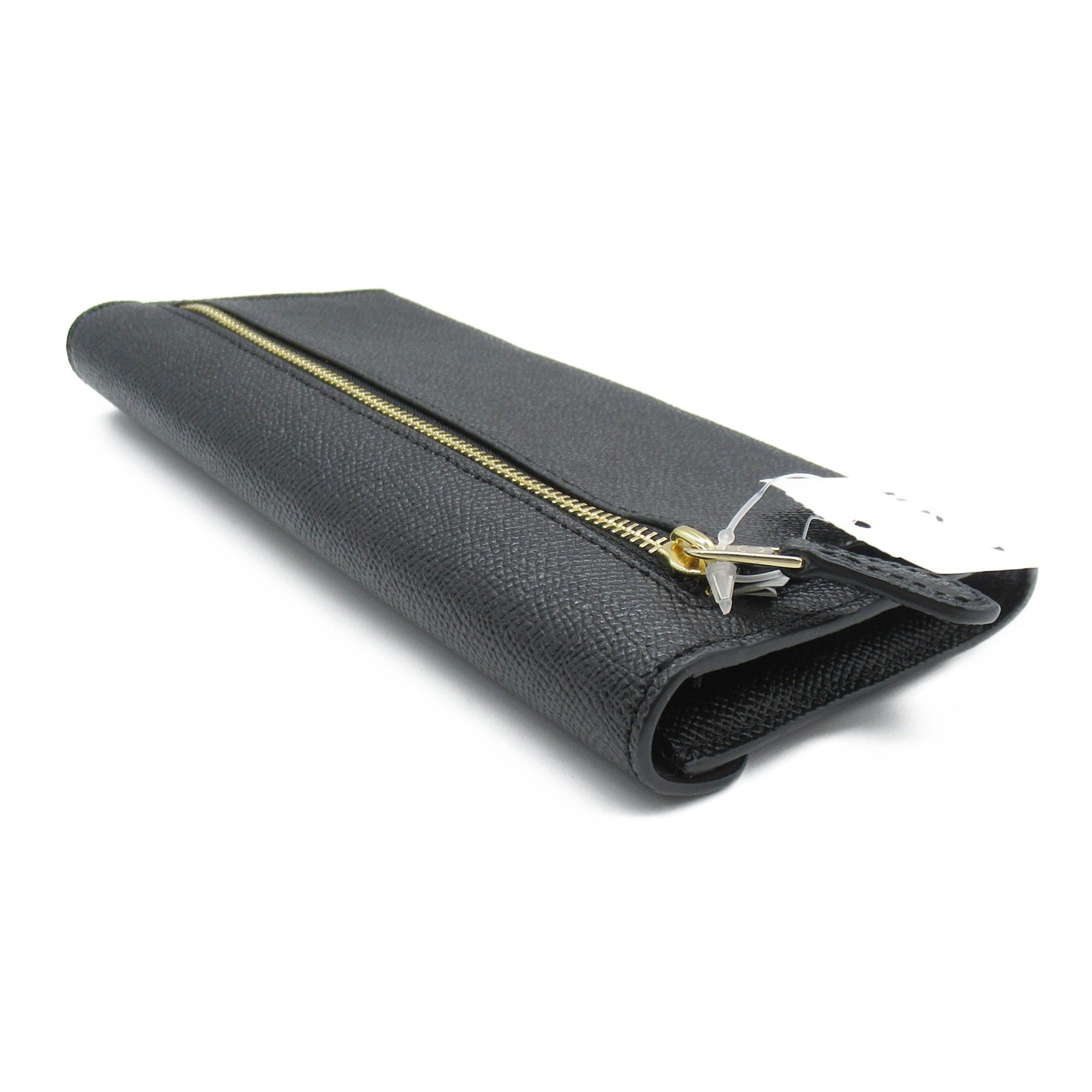 COACH Bifold long wallet Black leather C2326LIBLK