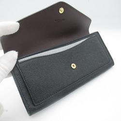 COACH Bifold long wallet Black leather C2326LIBLK