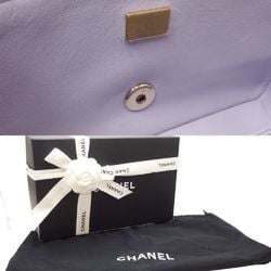 CHANEL Flap AS2431 2Way Bag Lambskin Light Purple 450268