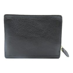 IL BISONTE Three-fold wallet Black leather SMW036BK110