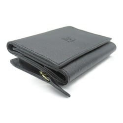 IL BISONTE Three-fold wallet Black leather SMW036BK110