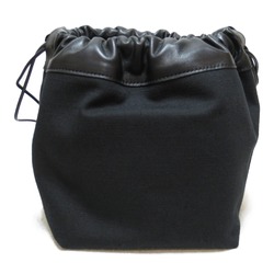 JIL SANDER Shoulder Bag Black leather canvas J07WG0027P4860001