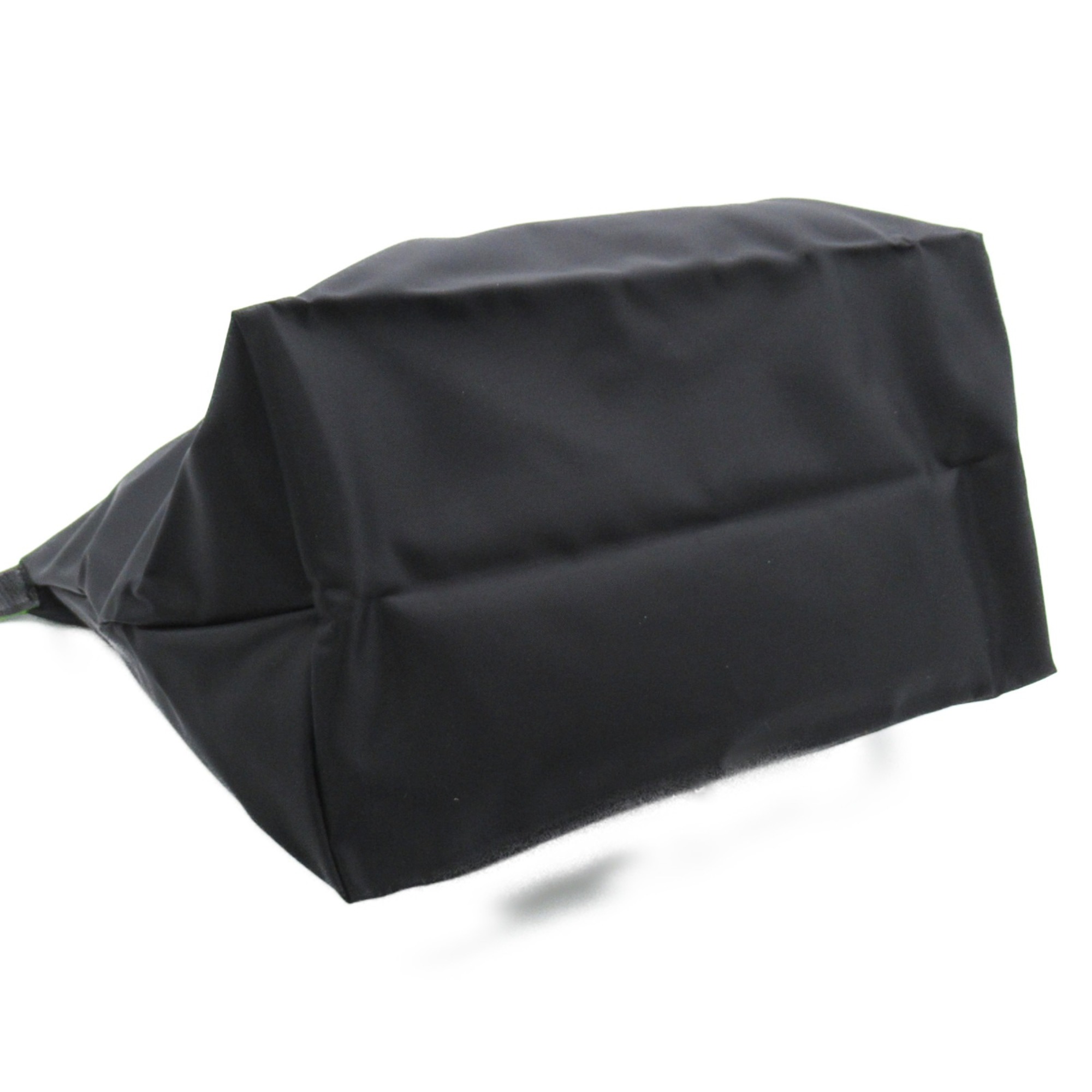 Longchamp Le Pliage Green L Shoulder Bag Black Noir recycled polyamide canvas L1899919001