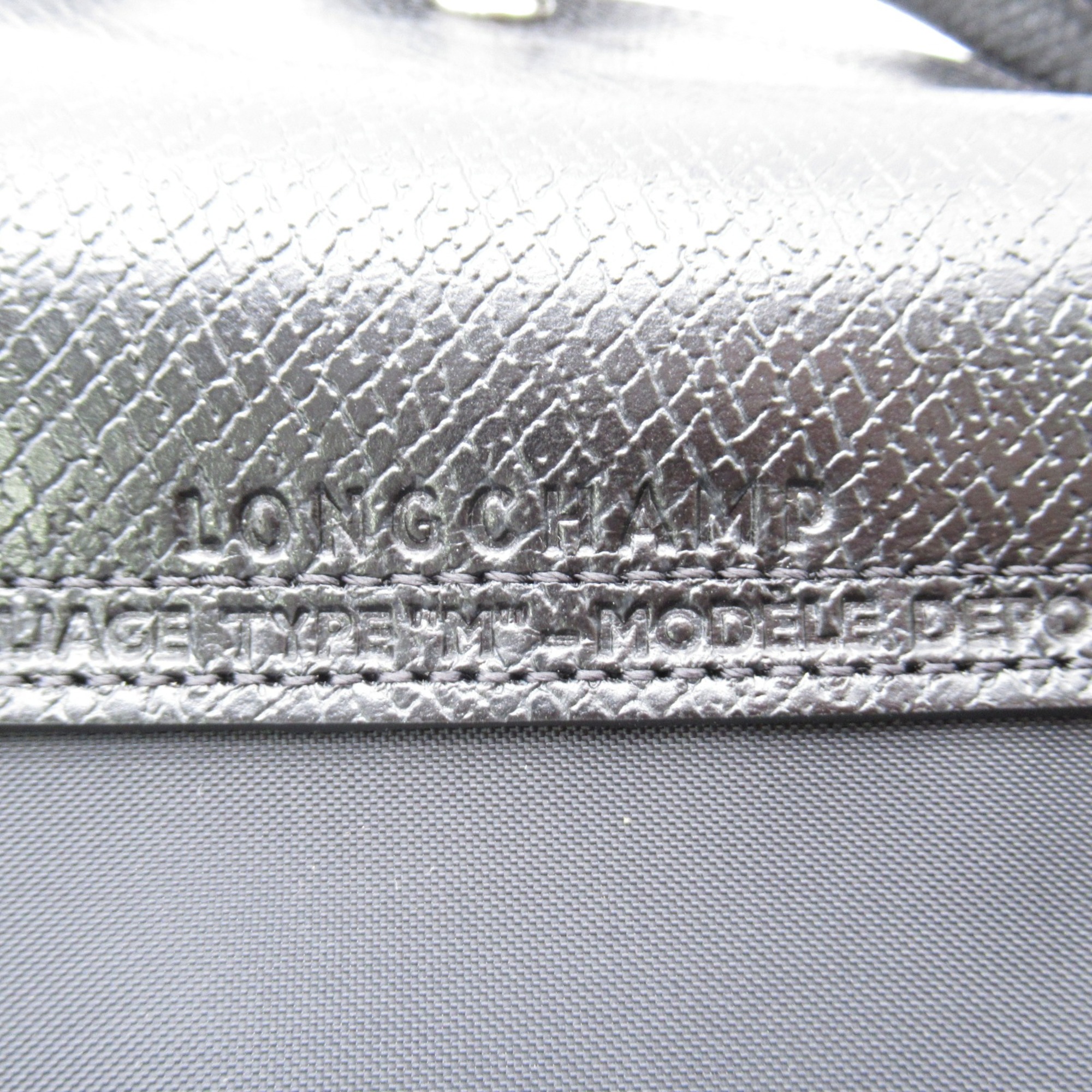 Longchamp Le Pliage Green M Top Handbag Black Noir recycled polyamide canvas L1623919001