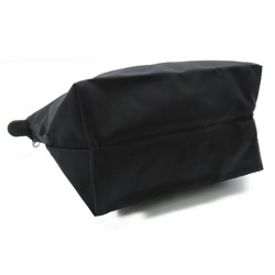 Longchamp Le Pliage Green S Top Handle Bag Black Noir recycled polyamide canvas L1621919001