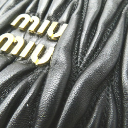 Miu Miu Materasse 2wayShoulder Black NERO leather 5BE084N88F0002