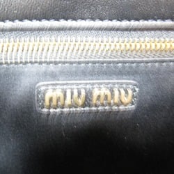 Miu Miu Materasse Shoulder Bag Black leather 5BH080N88F0002