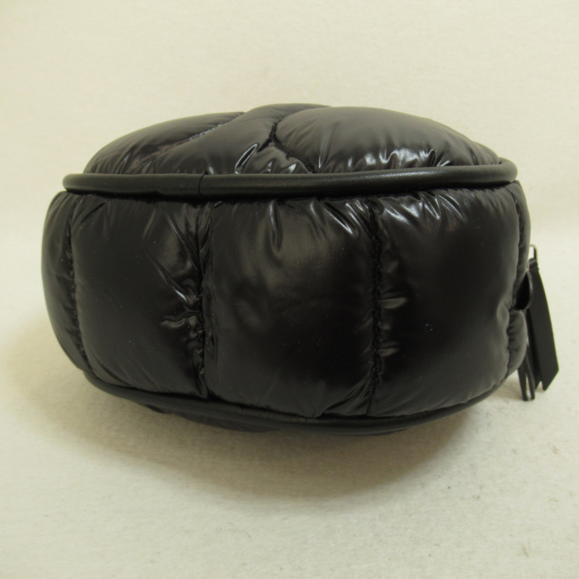 MONCLER belt bag Black leather 5L00003M2974999