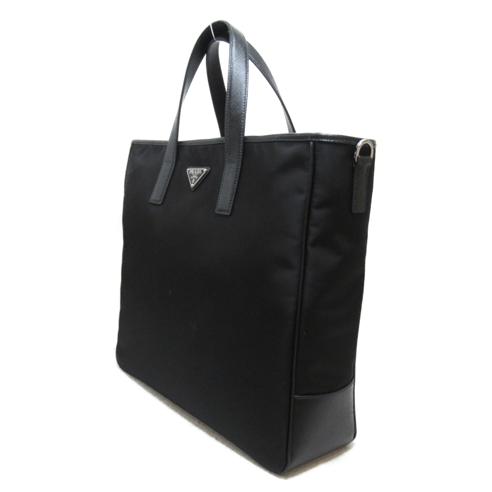 PRADA 2WAY Shoulder Bag Black Nylon 2VG0642DMHF0002