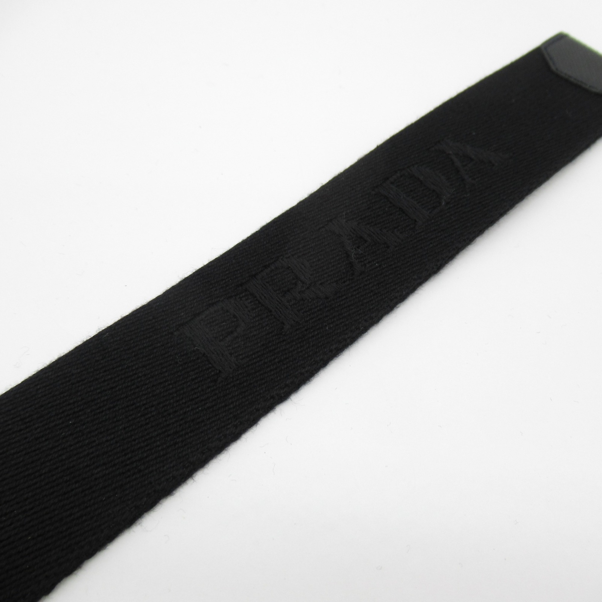 PRADA belt Black canvas leather 2CN085ZSLF000285