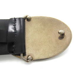 PRADA belt Black Silver leather 2CM257ZO6F000285