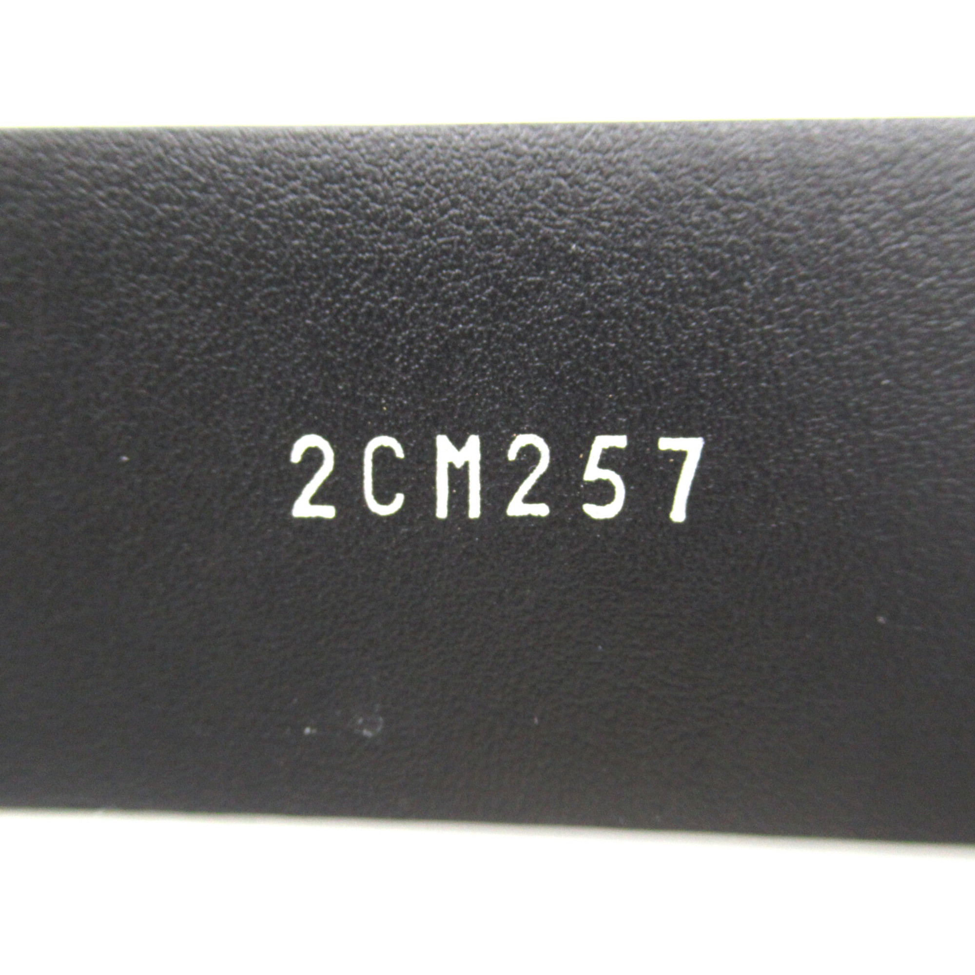 PRADA belt Black Silver leather 2CM257ZO6F000290