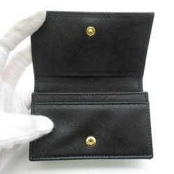 PRADA Card Case Black Safiano leather 1MC122QHHF0002