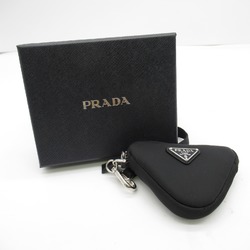 PRADA Coin & key case with strap Black Nylon 2TT1402DMIF0002