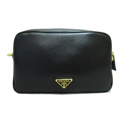 PRADA Shoulder Bag Black leather 1BH1952BYAF0632