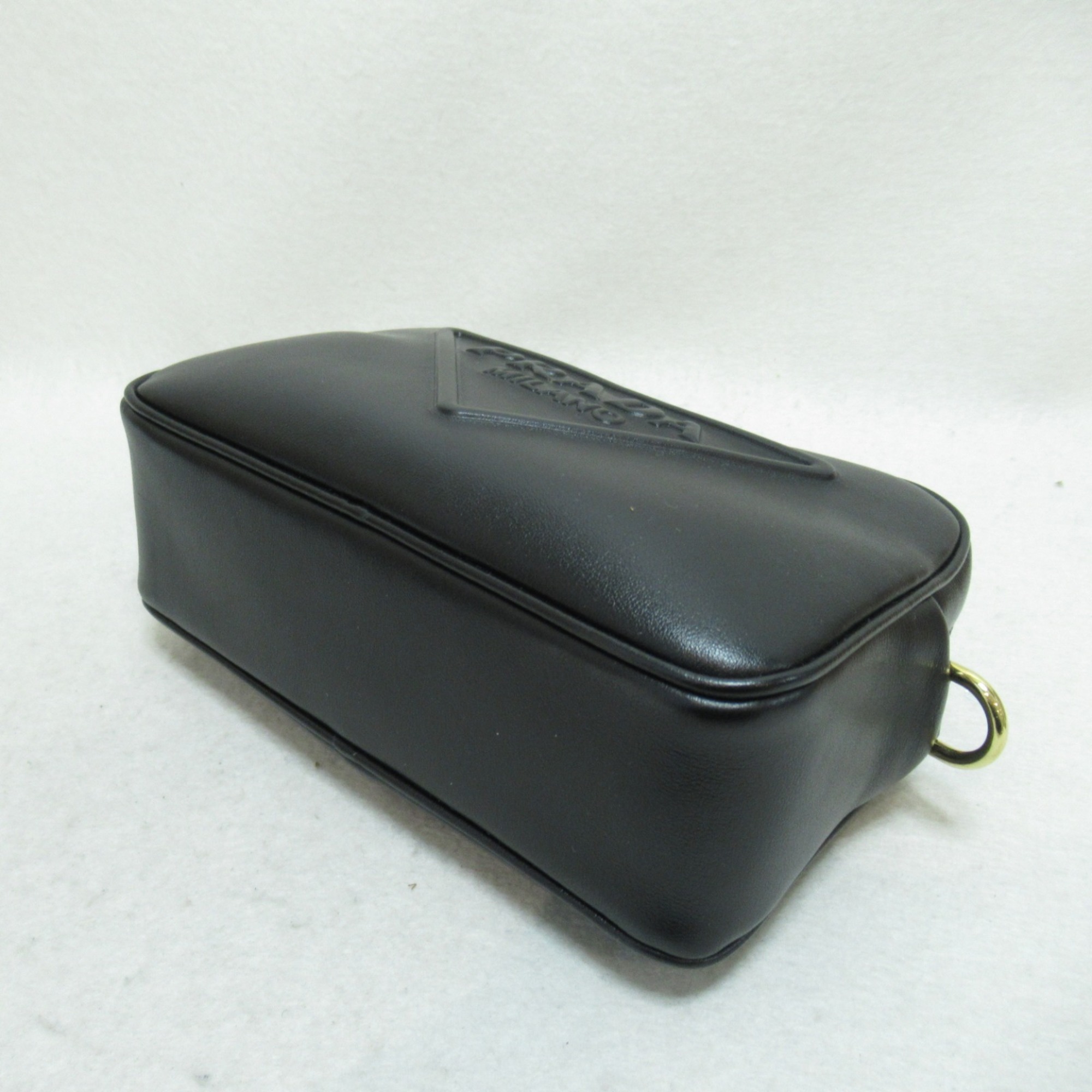 PRADA Shoulder Bag Black leather 1BH1952BYAF0632