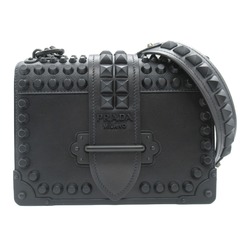 PRADA Shoulder Bag Black Nero Safiano leather 1BD0452BB0F0632