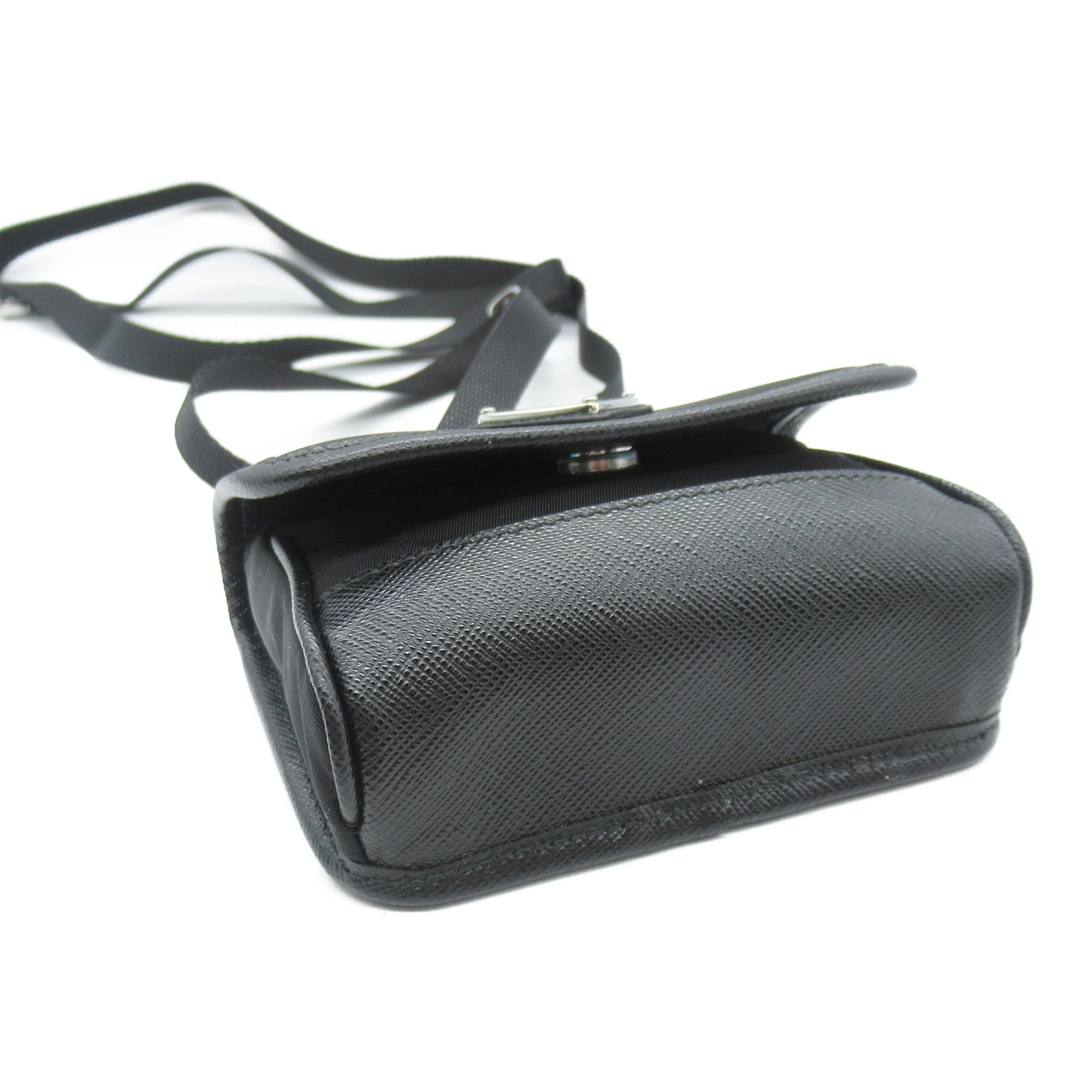 PRADA Shoulder Bag Black Nylon leather 2ZT0222DMHF0002