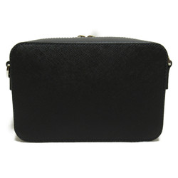 PRADA Shoulder Bag Black Safiano leather 2VH0709Z2F0002