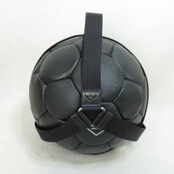 PRADA soccer ball Black Safiano leather 2XD0302D1AF0002