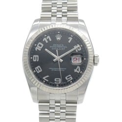 ROLEX Datejust D No. Wrist Watch watch Wrist Watch 116234 Mechanical Automatic Black BK/conce K18WG(WhiteGold) Stai 116234