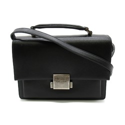 SAINT LAURENT Belle Chasse Medium Shoulder Bag Black leather 482051