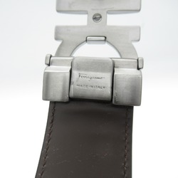 Salvatore Ferragamo belt Black Nero leather 675542464231115