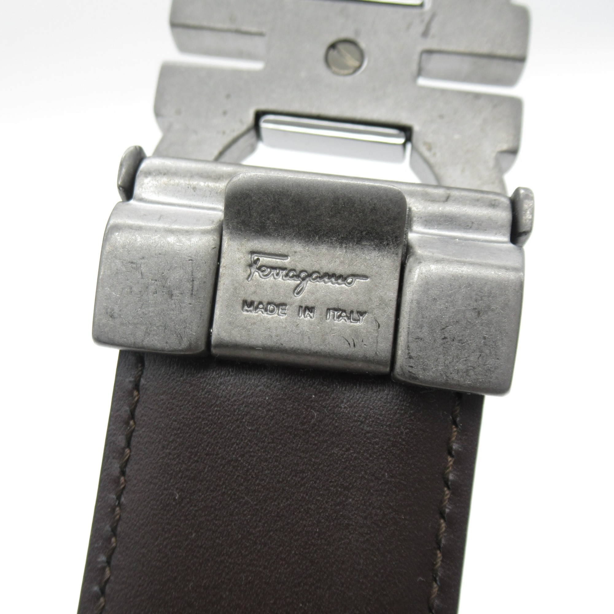 Salvatore Ferragamo belt Black Nero leather 6.7953567766411E+14