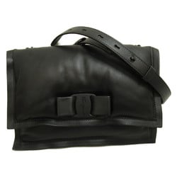 Salvatore Ferragamo Viva Shoulder Bag Black leather 21I287733673